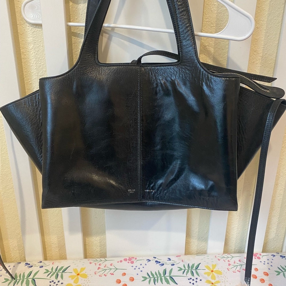 Authentic black celine bag